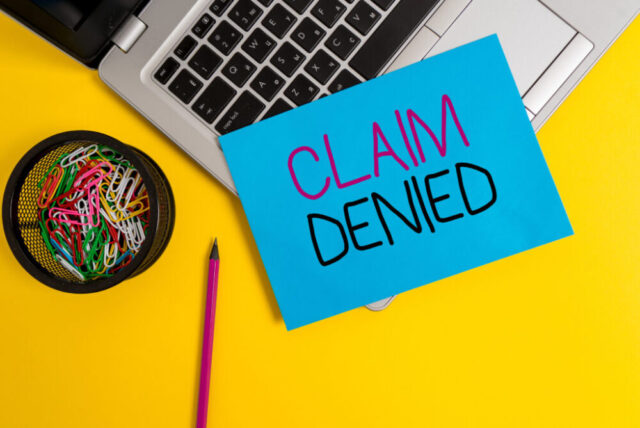 claim denied text